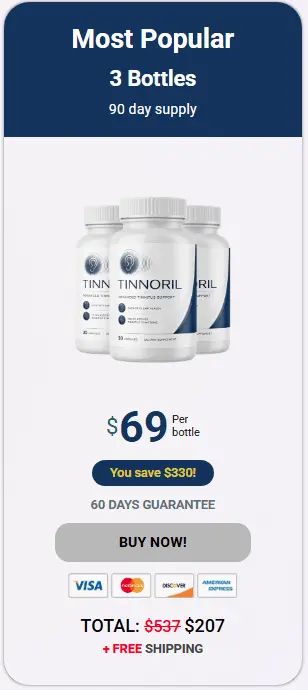 tinnoril 3 bottles price